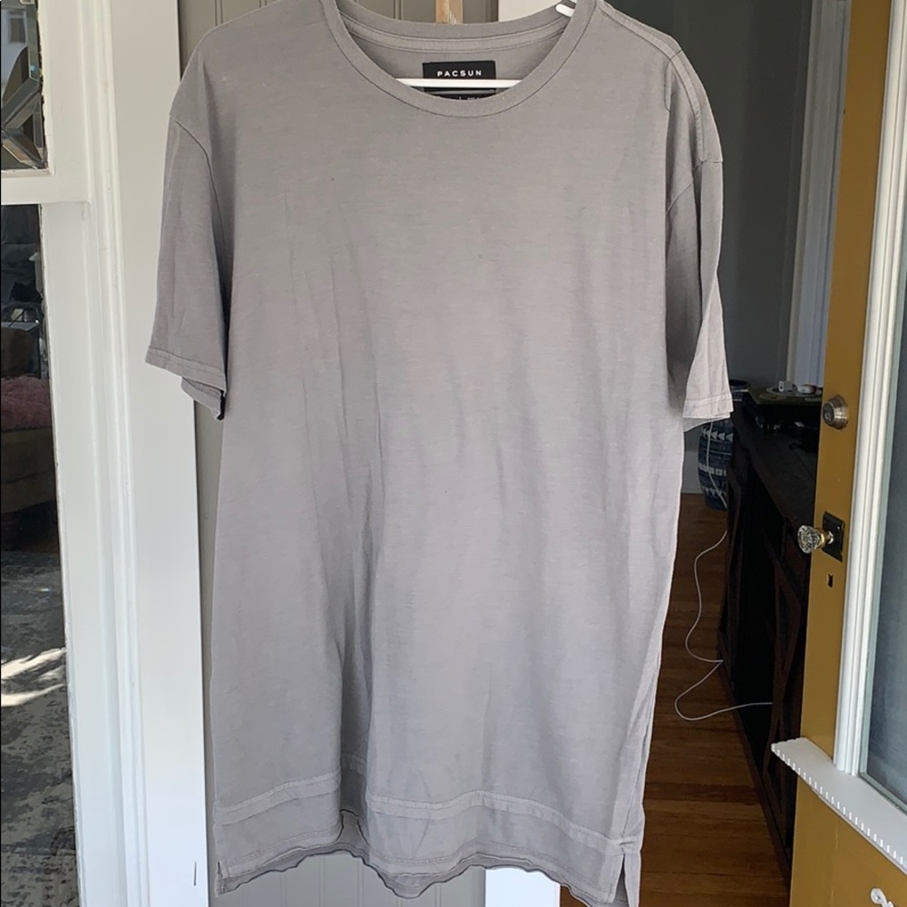 Grey Long tee